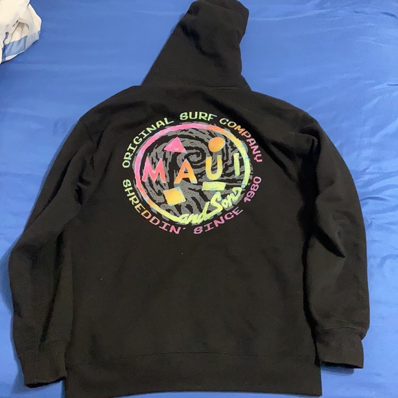 Maui and Sons Black Hoodie - Picture 2 of 3